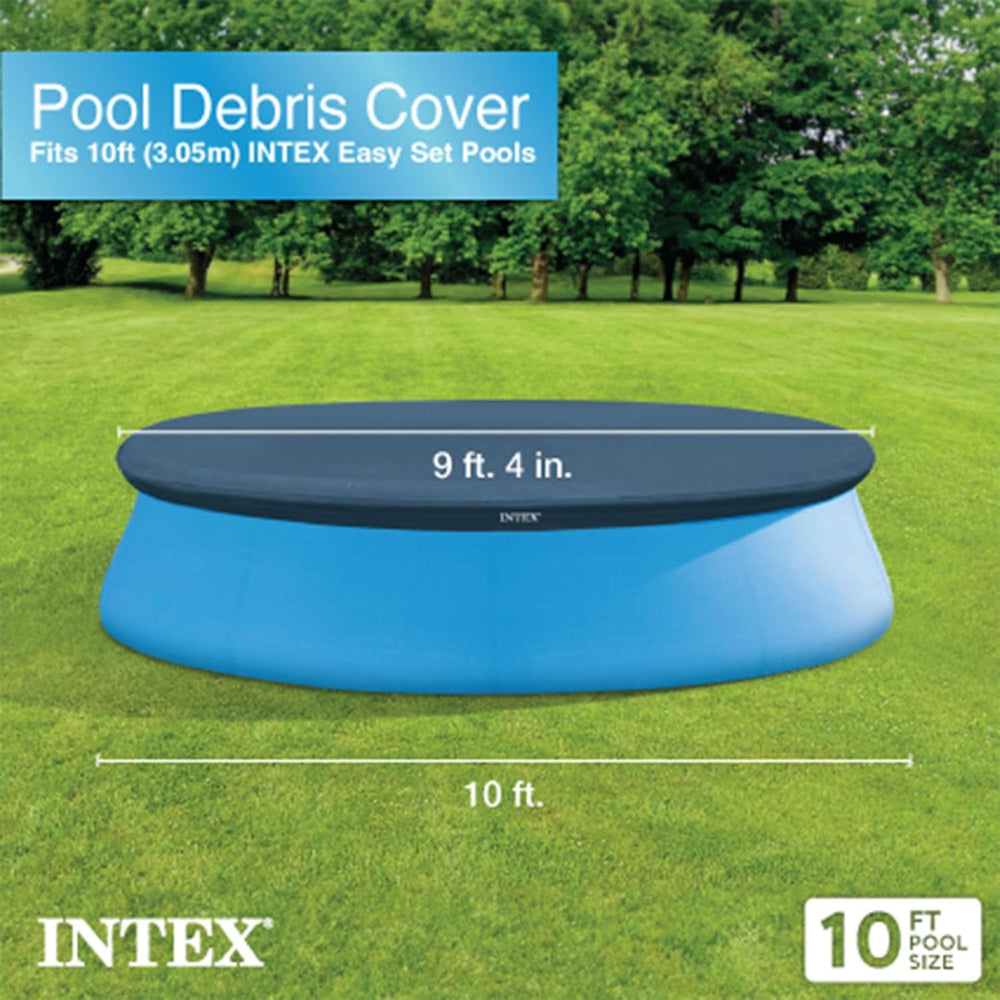 Intex 28021 - Prelată pentru piscină rotundă Easy Set, PVC, albastră, ⌀ 305 cm