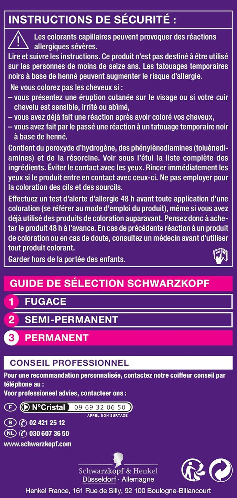 Perfect Mousse Mousse colorante permanente, 668 Hasellnuss Hair Dye Naty Shop