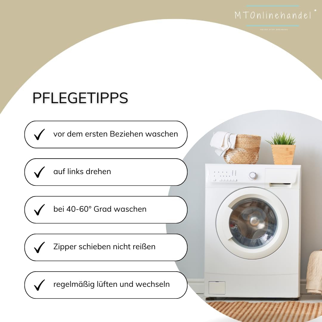 Parure de lit enfant, animaux, 100% coton avec fermeture éclair Literie - enfant Naty Shop