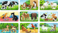Ravensburger Puzzle pour enfants - 05072 Familles d'animaux de la ferme - Mon premier puzzle 9X2 - Puzzle pour les 2 ans Puzzle Naty Shop