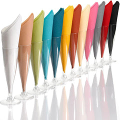 , Lot de 40 lingettes vitaminées, 2 couches, 38 X 38 cm, terre cuite