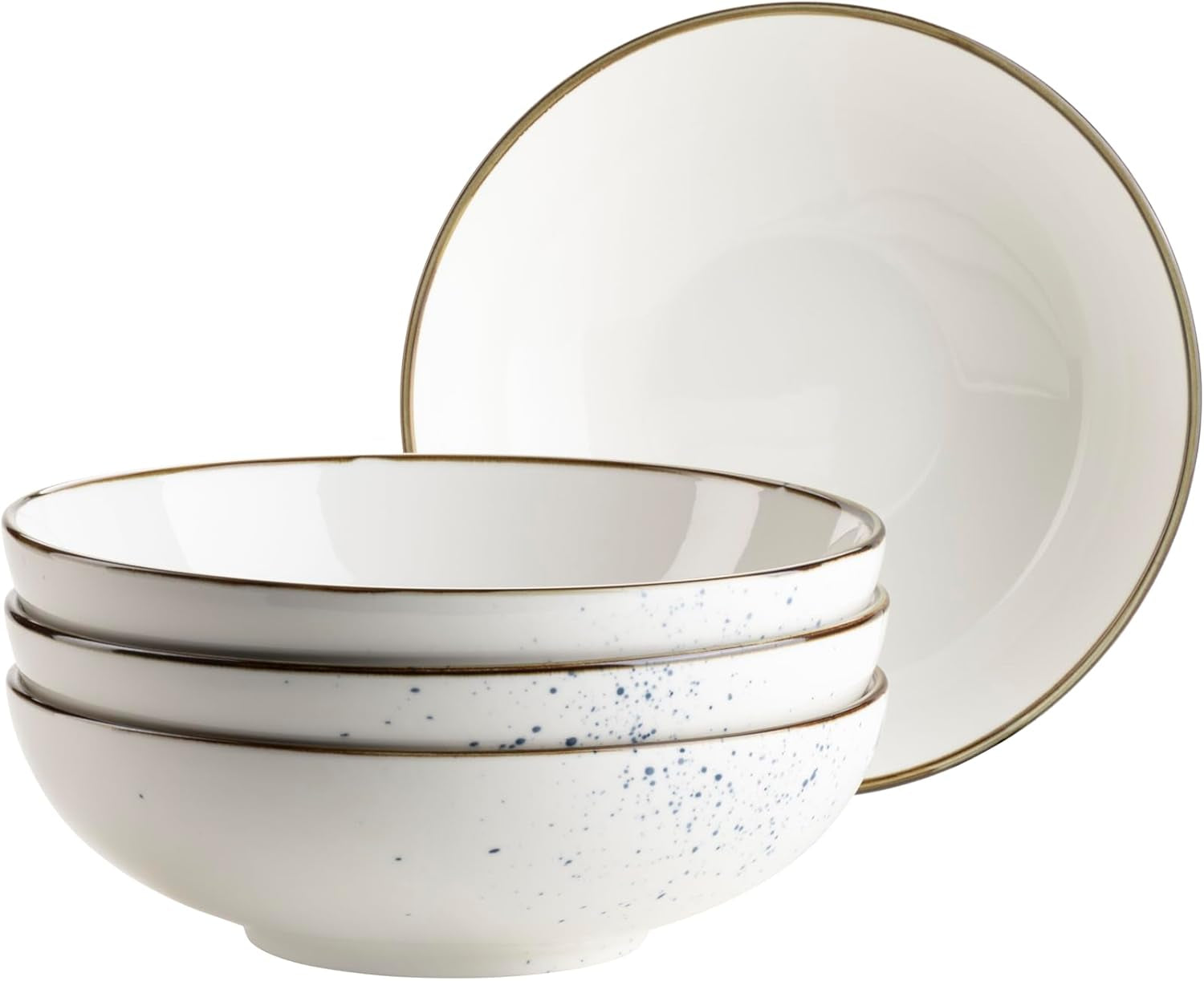 MÄSER Série Pintar, Service de table de haute qualité pour 4 personnes, service combiné de 16 pièces Services de table Naty Shop Blue Bowl set