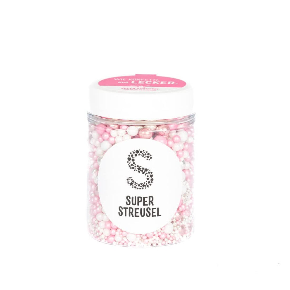 Super Streusel, Perles de Sucre Comestibles (grosses perles fourrées au chocolat), 90 grammes Naty Shop