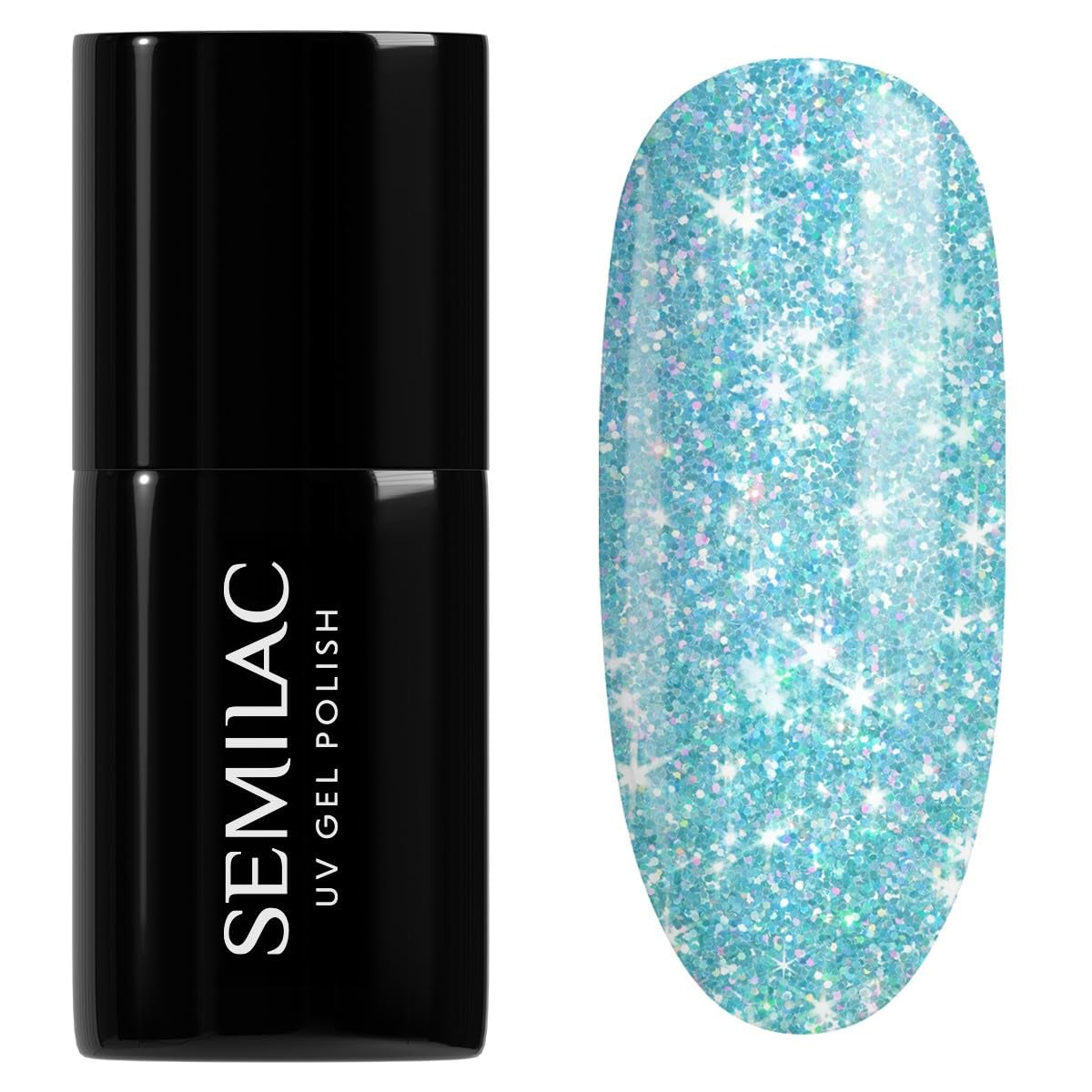 Vernis à ongles UV Semilac Hybrid 240 Icy Waterfall 7ml, collection Seaqueen
