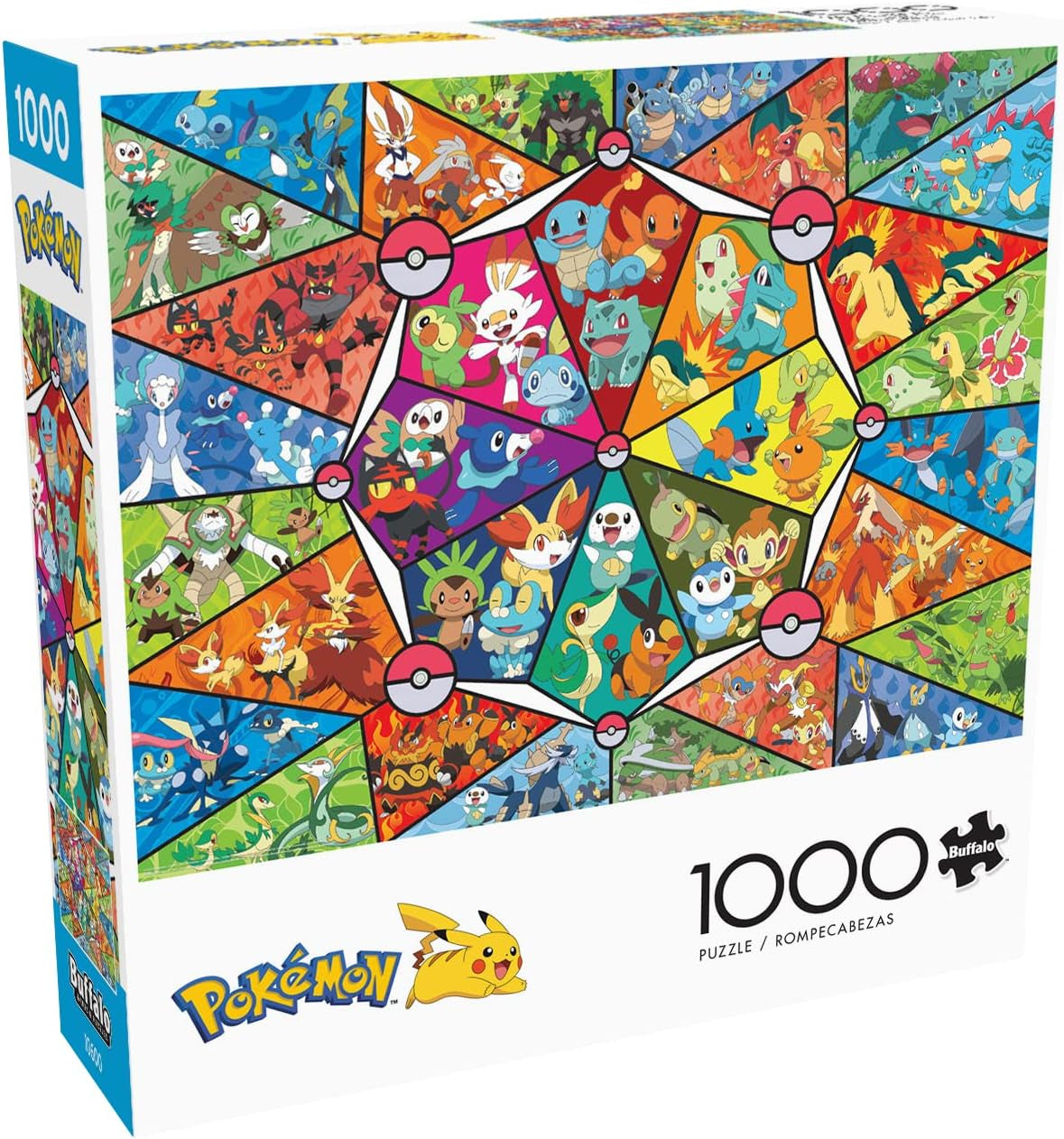 Buffalo Games - Pokémon - Démarreur vitrail - puzzle 1000 pièces Puzzle Naty Shop