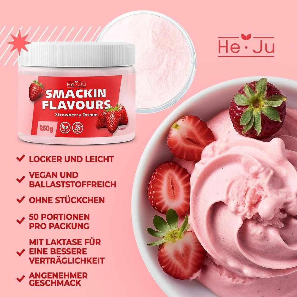He-Ju, Poudre au goût de fraise, 250 grammes Arômes Naty Shop