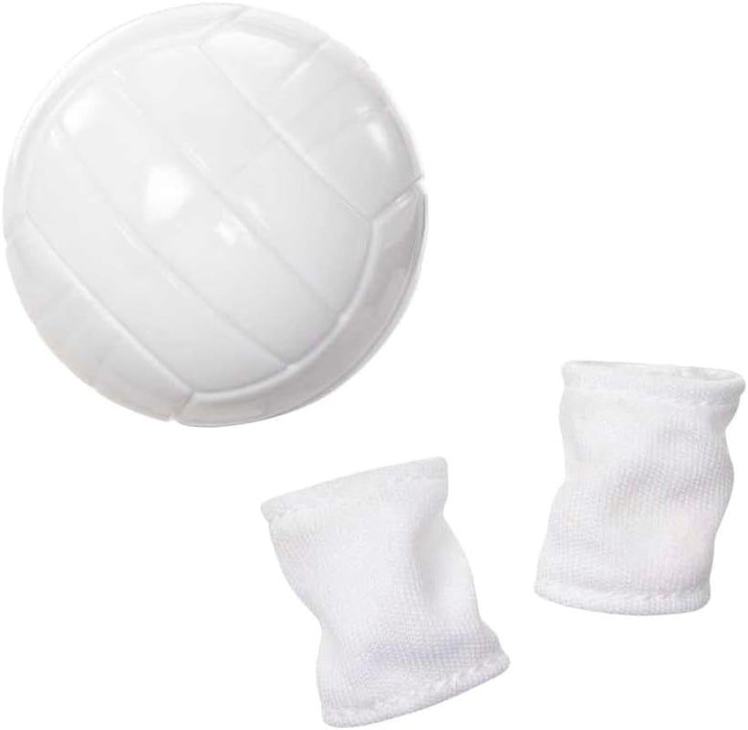 Barbie Made to Move - Poupée Joueuse de Volley-ball avec T-shirt et Ballon - 22 articulations pour un jeu réaliste, Comprend un équipement de Volley-ball et de Sport, HKT72