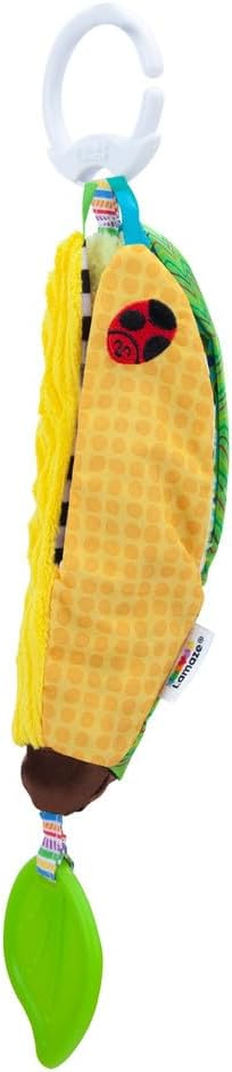 LAMAZE Bea la banane, jouet nouveau-né à clipser pour poussette et poussette, jouet sensoriel pour bébé avec couleurs et sons, jouet de développement pour garçons et filles de 0 à 24 mois, jaune Baby Toys Naty Shop