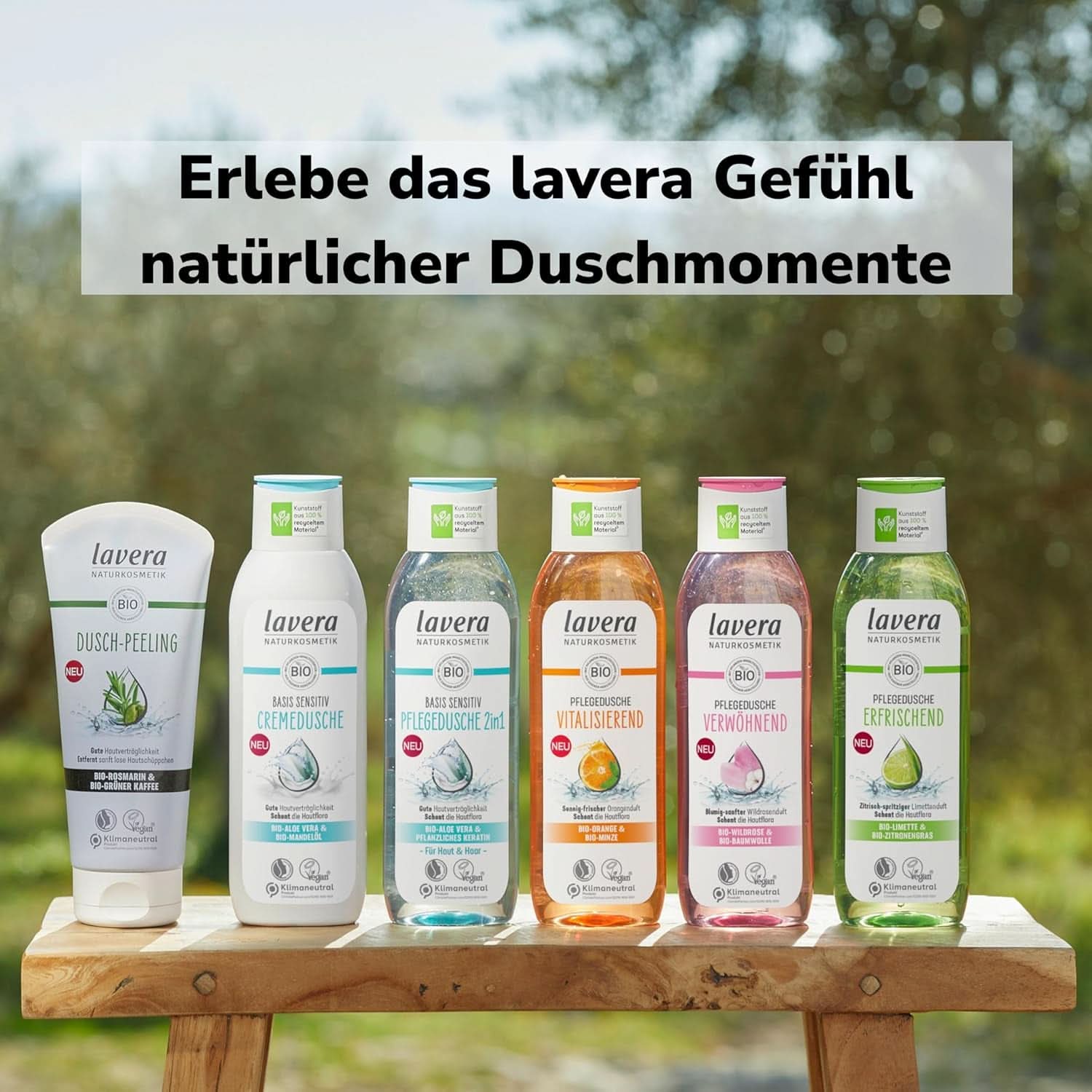 Lavera, Gel douche rafraîchissant au citron vert bio, 250 ml Douche et bain Naty Shop