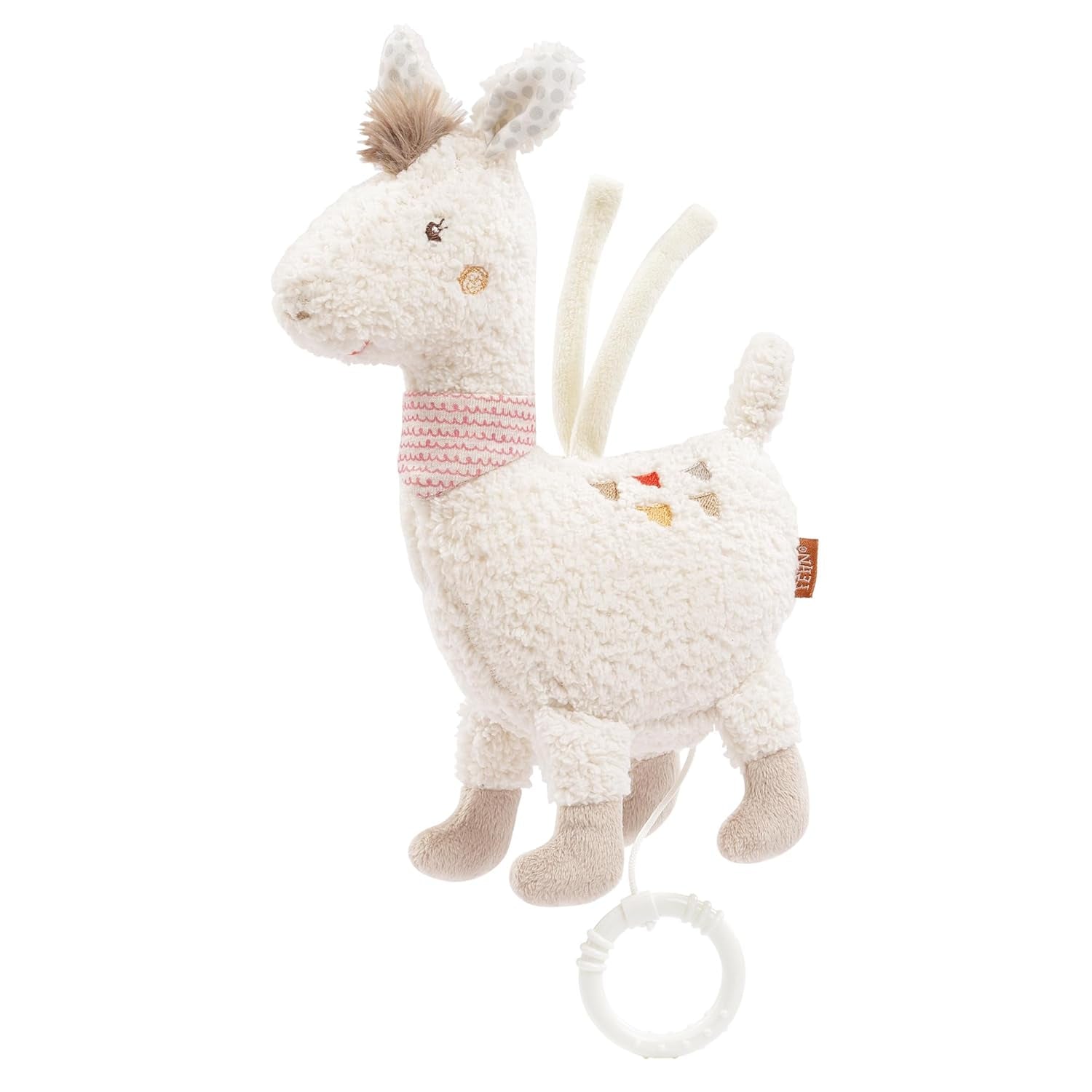 Fehn boîte à musique bébé somnifère étoile - boîte à musique avec mécanisme musical amovible à suspendre - chanson somnifère "Weißt du wieviel Sternlein stehen" - jouet pour bébés et enfants à partir de 0 mois Baby Toys Naty Shop Llama