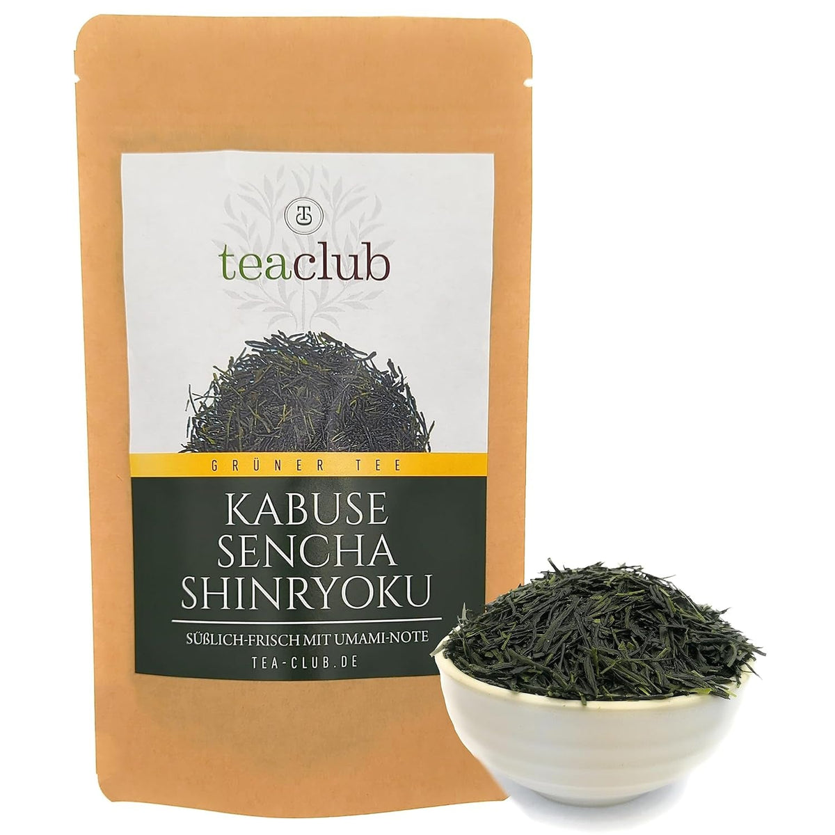 Thé vert Sencha First Flush Kabusecha en vrac 500g, thé vert japonais Kabuse Sencha Shinryoku, thé vert japonais Teaclub