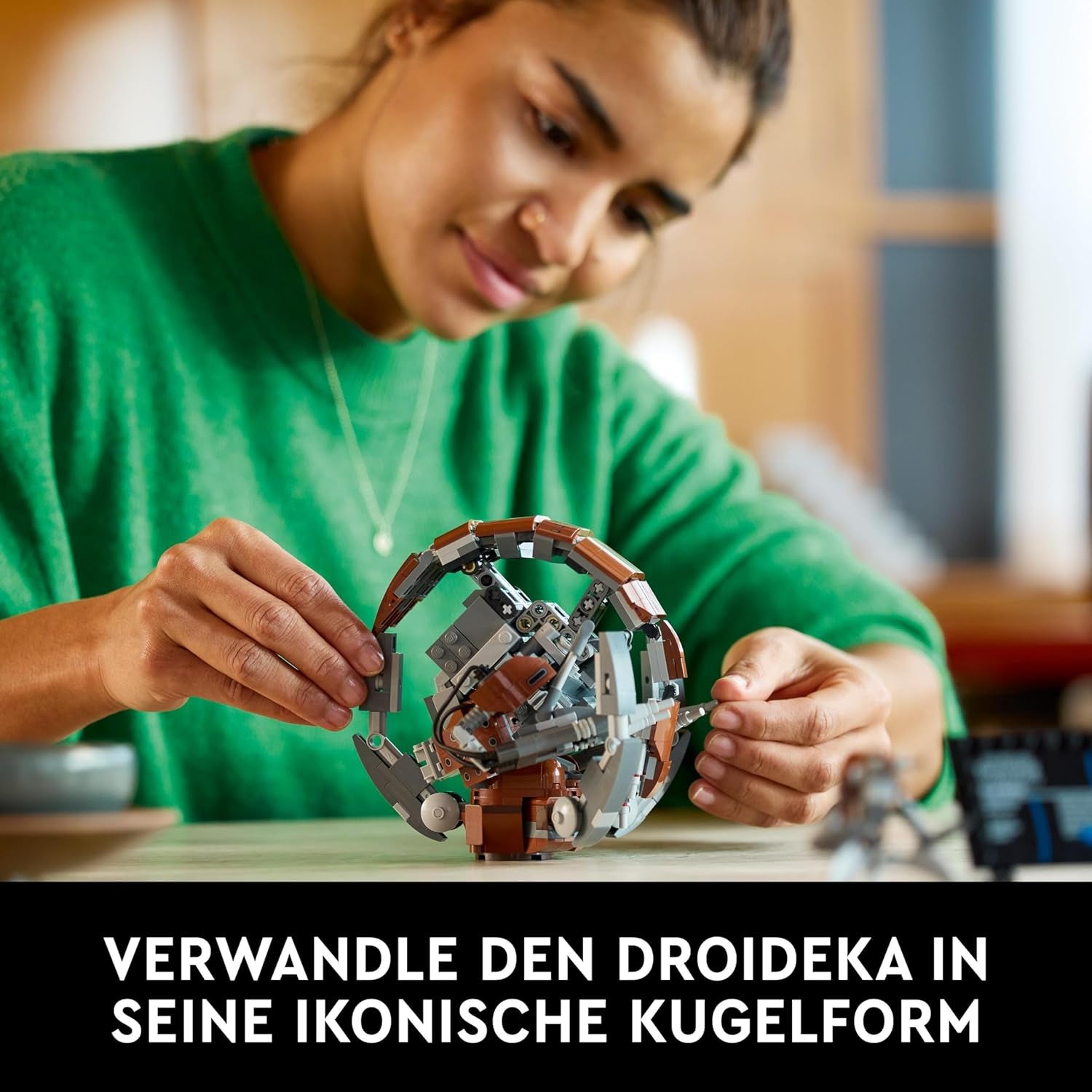 LEGO Star Wars Droideka Set, Kit de modèle de droïde pour adultes, décoration de bureau, objet de collection, idée cadeau pour hommes et femmes 75381 Ensembles de construction Besuche den LEGO-Store