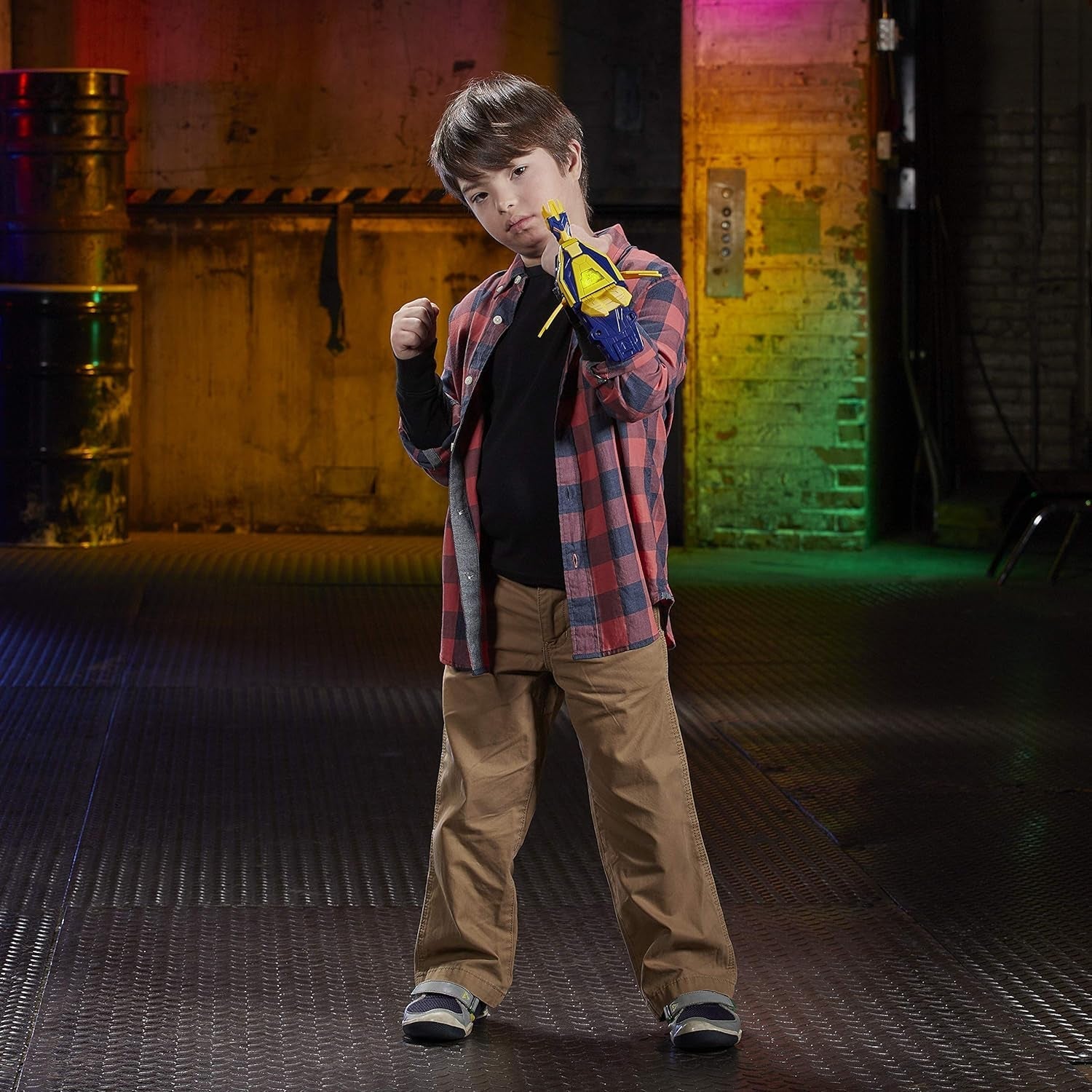 Power Rangers 315-E75385G0 Electronic Beast Morphers X King Figure Series Lumières et sons inspirés Figurines d'action Naty Shop