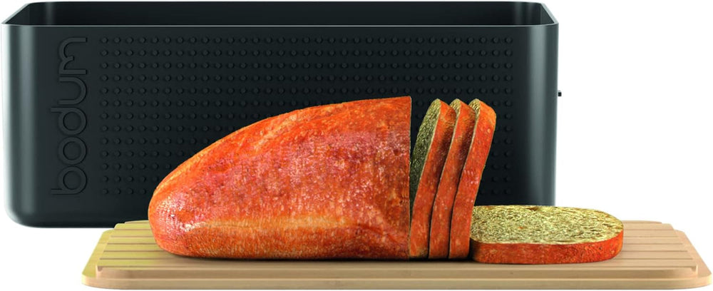 Corbeille à pain Bodum Bistro, plastique, noir, L Boîtes de conservation Naty Shop