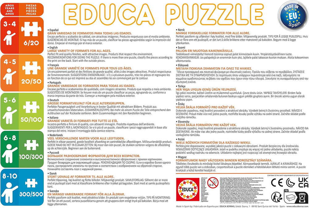 Educa - Casse-tête 200 pièces | Défilé Disney, puzzle 200 pièces pour enfants à partir de 6 ans, Disney World (13289) Puzzle Naty Shop