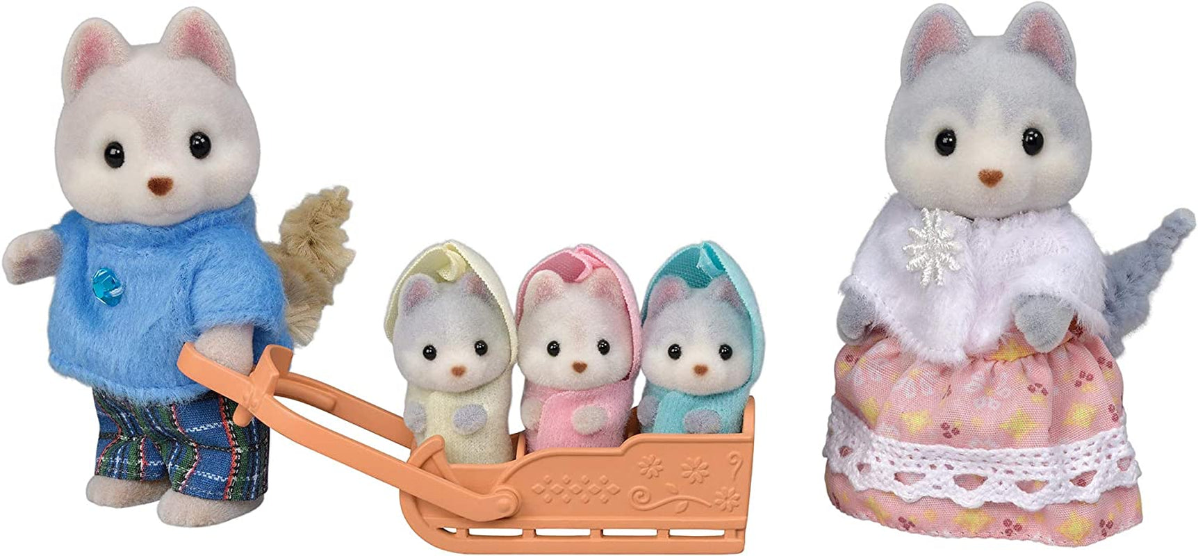 Sylvanian Families L5636 Poupées de la famille Husky Naty Shop Titre par défaut