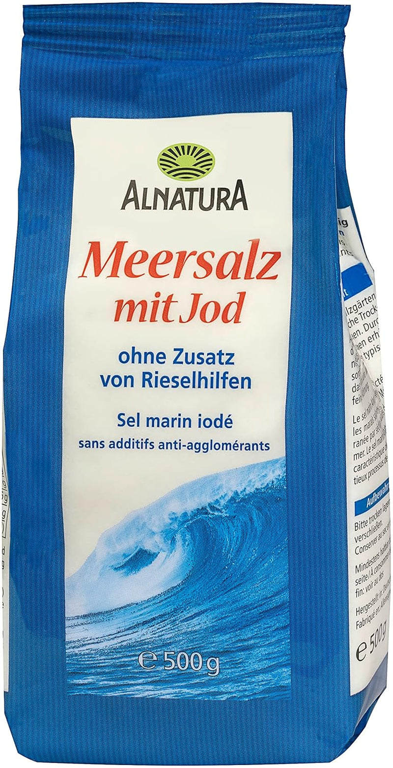 Meersalz avec de l'iode, 500g
