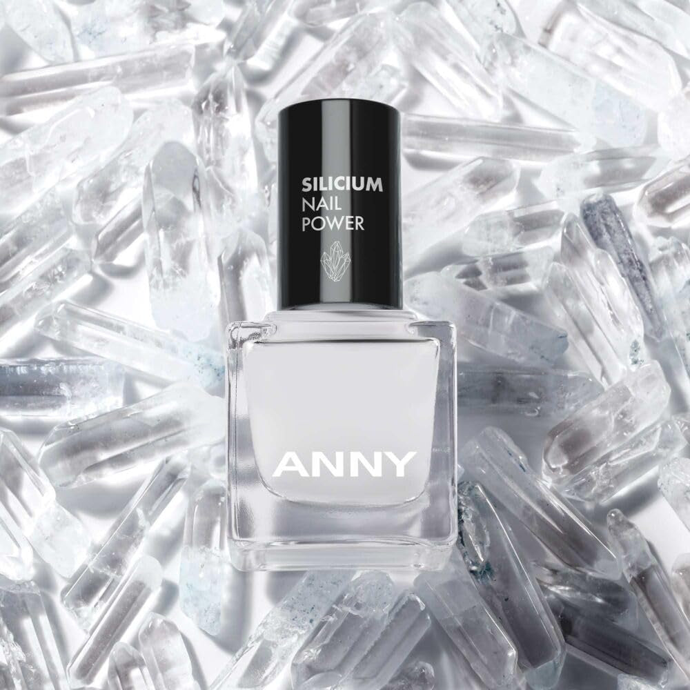 ANNY Silicon Nail Power - Soin des ongles 3 en 1 : Base, Fortifiant et Embellisseur - 15 ml