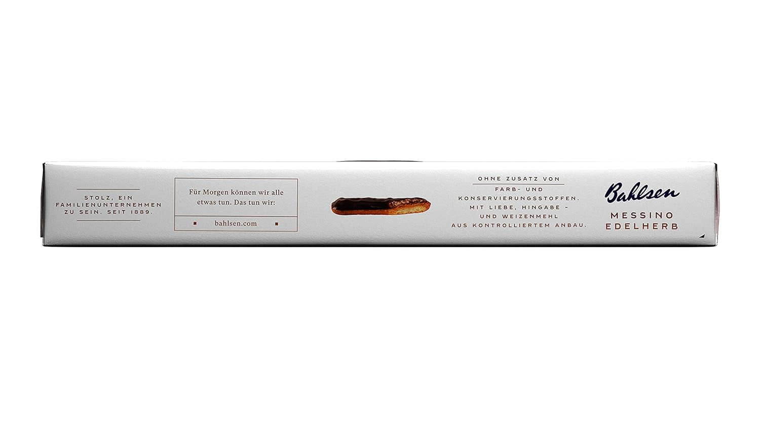 Bahlsen Messino Edelherb - Pack de 4 - Pâte moelleuse fourrée au chocolat et à l'orange Edelherb (1 x 125g)