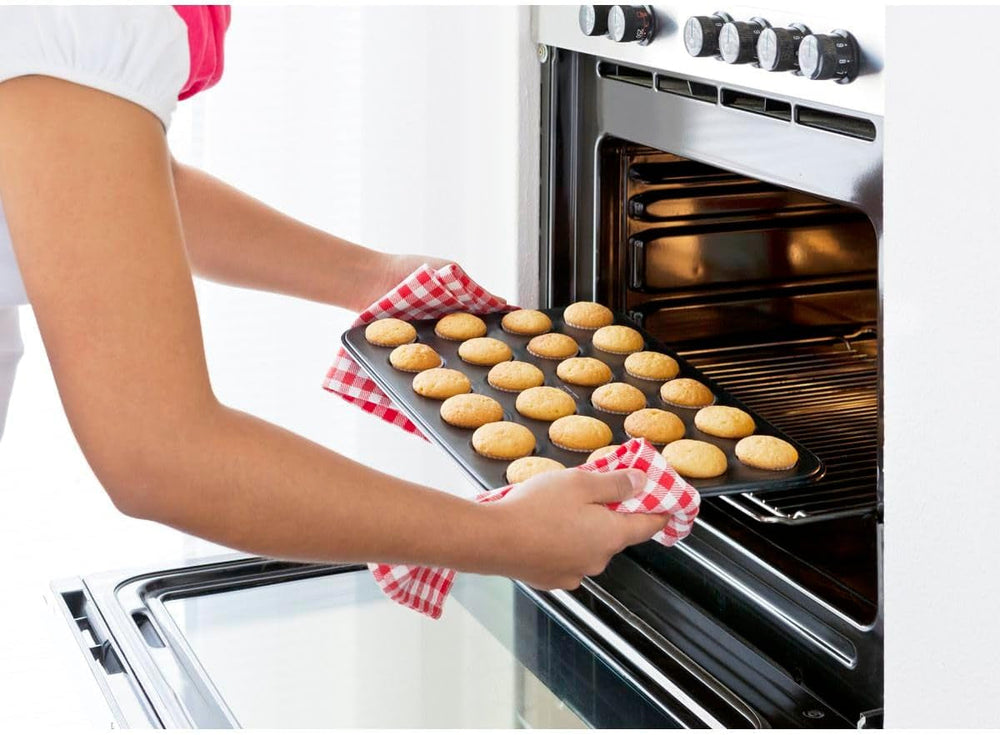 Zenker 6541 Black Metallic 24Er Mini-Muffinform – Antihaftbeschichte Für Perfekte Mini-Muffins, Ø 4,5 cm, ​​​​Made in Germany Moules et plaques à pâtisserie Naty Shop