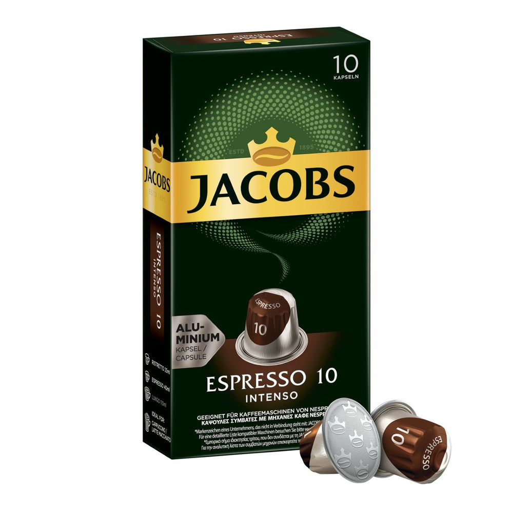 Capsules de café Lungo Intenso, intensité 8 sur 12, 200 capsules de café compatibles Nespresso®*, 10 x 20 Commandes et capsules de café Espresso Intenso, intensité 10 100 capsules de café compatibles Nespresso®*, 10x10