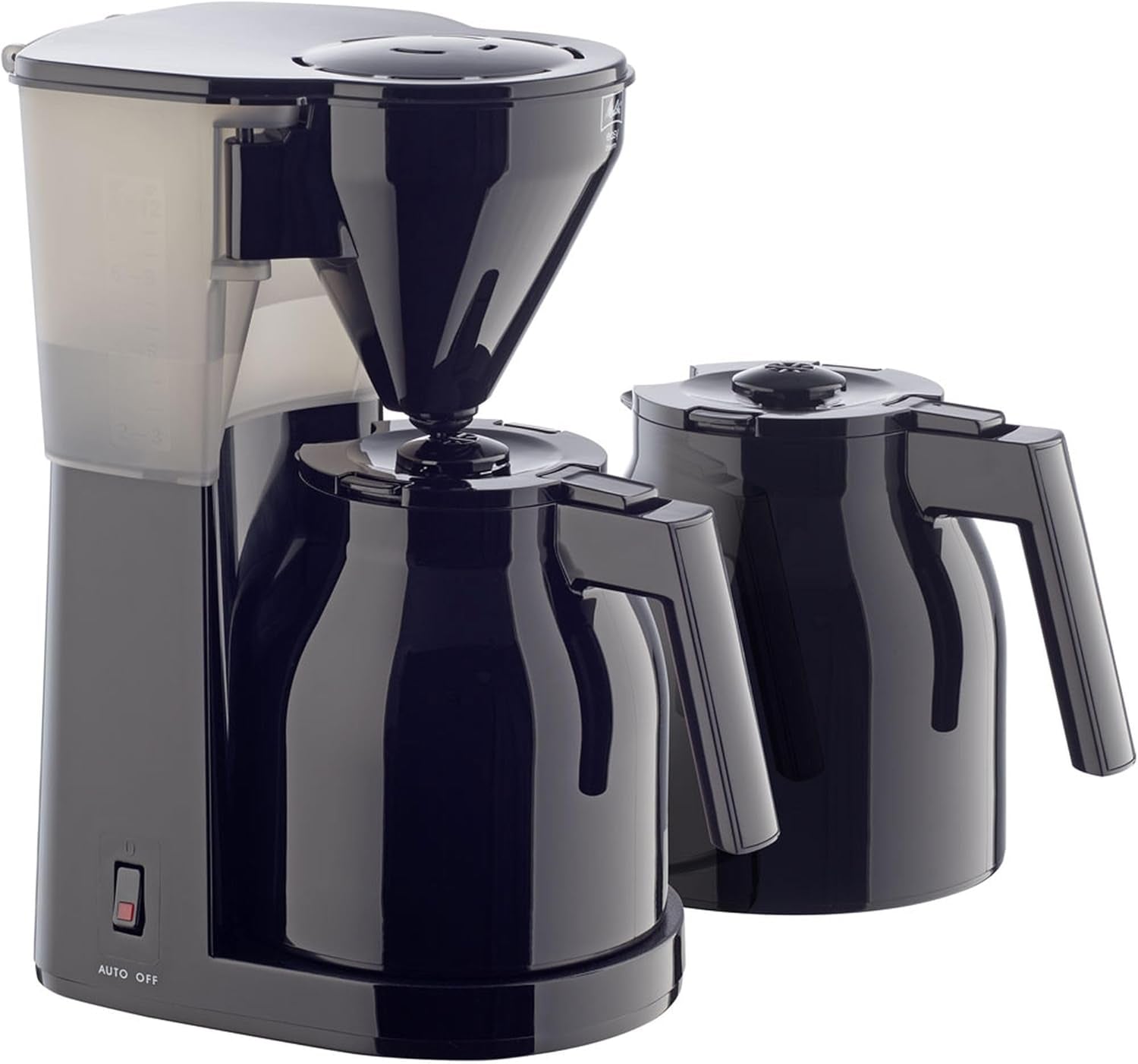 Melitta Easy – Machine à expresso avec filtre et carafe en verre, pour jusqu'à 10 tasses de café, noir