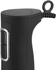 Emerio HB-111446 Batteur sur socle, TESTSIEGER Preis/Leistung, Gummierter Rutschfester Griff, Edelstahl, Bpa-Frei, Schwarz, 250W Cuisine Naty Shop