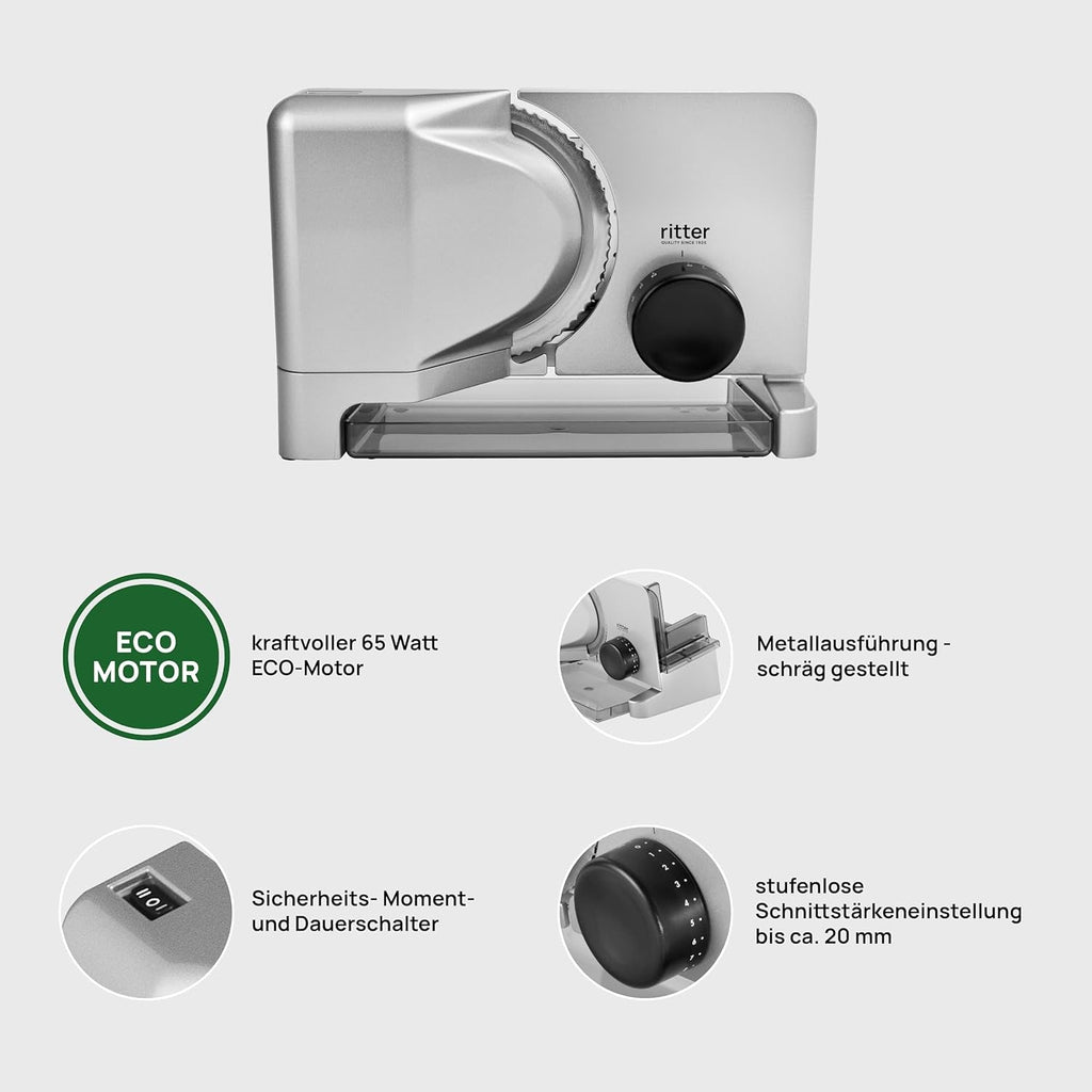 Ritter E 16 Mașină electrică multifuncțională de feliat Rasnite si Feliatoare Naty Shop