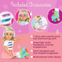 Glitter Girls - Sunnie Dolls - Poupée articulée Sunnie 36 cm - Cheveux blonds et yeux verts - Jouet à partir de 3 ans