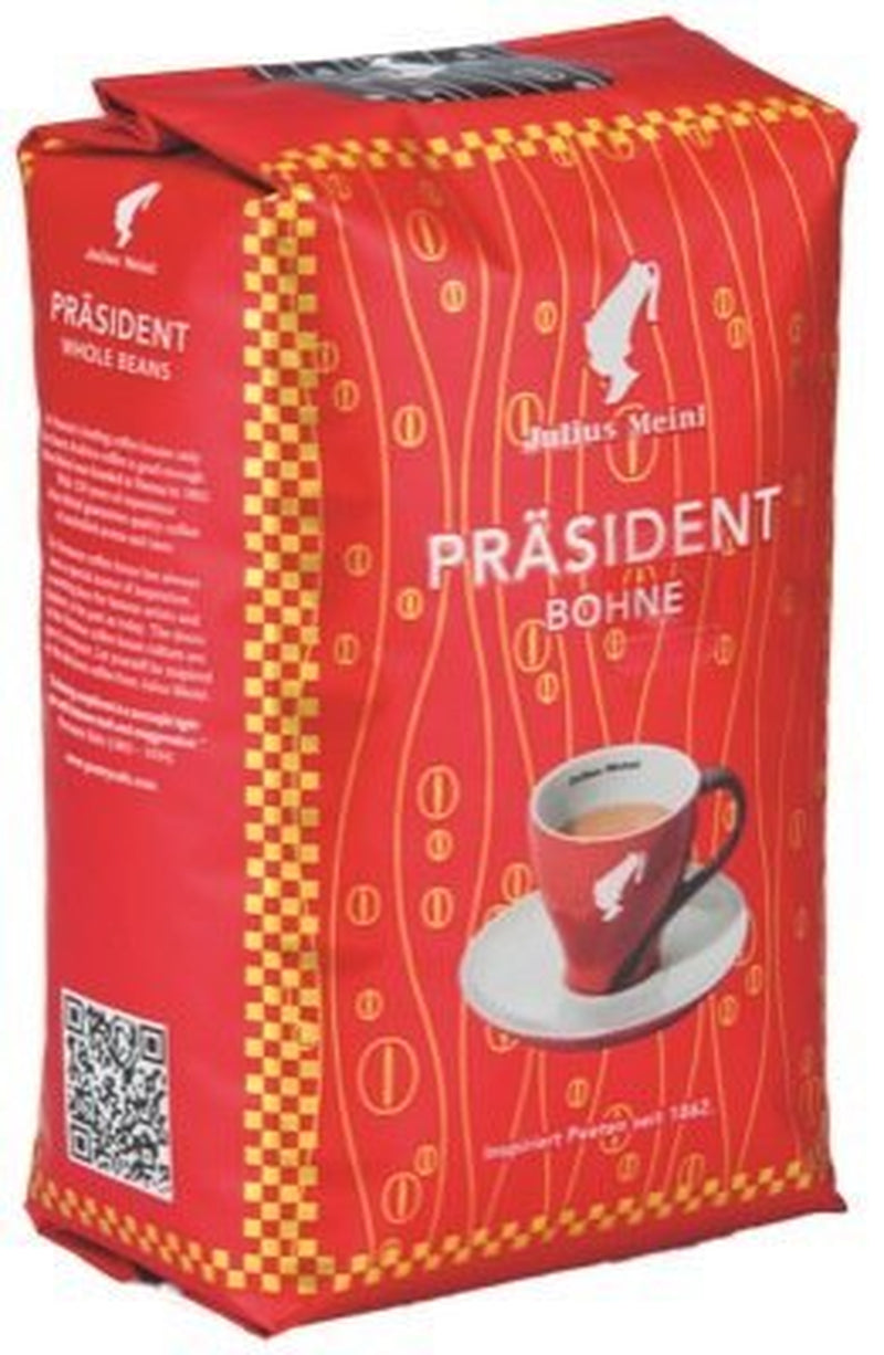 Café Julius MEINL President, grains entiers, 5 paquets de 500 g chacun, total 2,5 kg