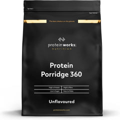 Protein Works - Porridge protéiné 360 ​​| Mythe Vitamines et minéraux supplémentaires | Proteinreiches Frühstück | Kalorienarme Haferflocken | 13 portions | Naturel | 1Kg Céréales Naty Shop Titre par Défaut