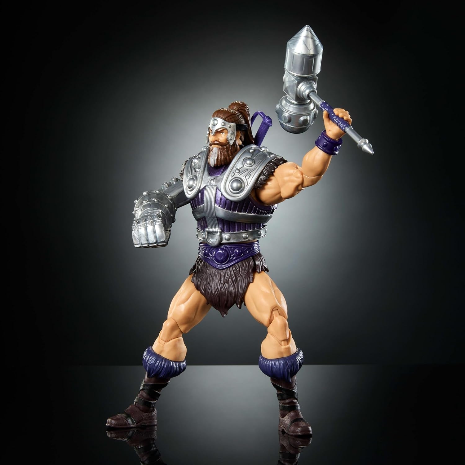 Figurine d'action Masterverse des Maîtres de l'Univers Env. 18 cm, New Eternia Fisto, MOTU Toy Hero With Iron Fist, 30 points de mouvement, JBP76, [Multicolore] Figurines Naty Shop