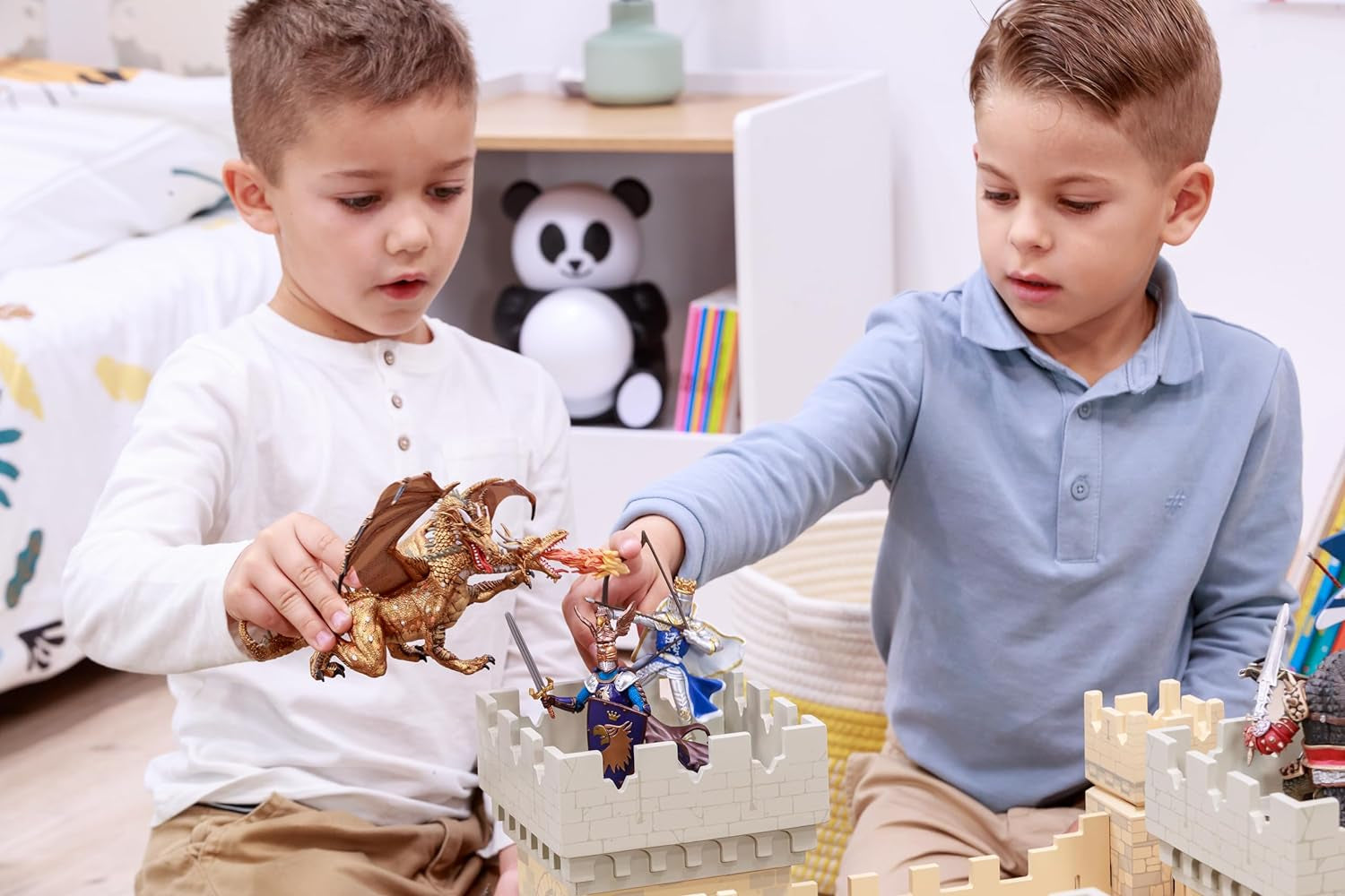 Papo -Peint à la main - Figurines -Médiéval-Fantastique - Chevaliers de Saint-Jean avec épée-39938-À collectionner-Pour les enfants - Convient aux garçons et aux filles - À partir de 3 ans Figurines Naty Shop