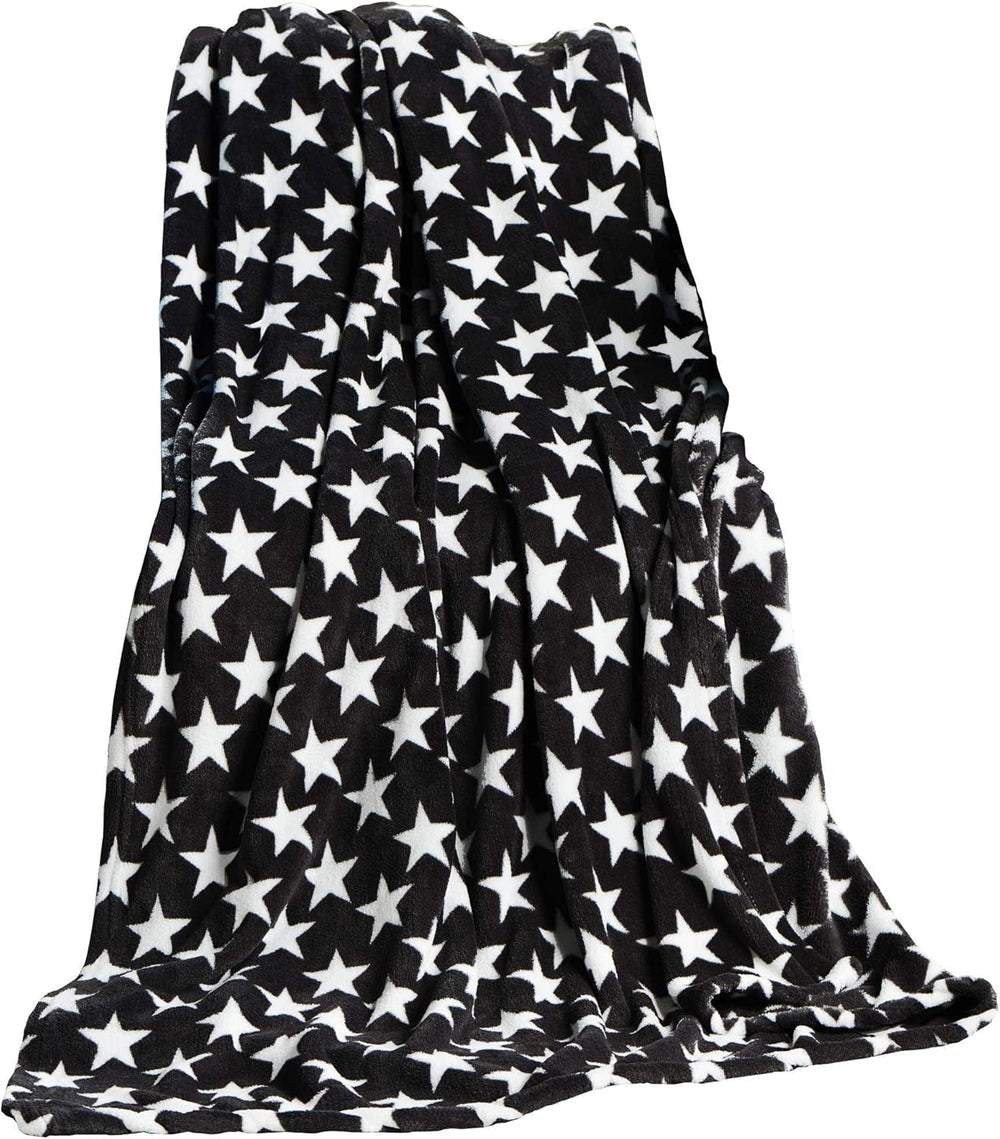 Couverture moelleuse Celinatex 150 X 200 Cm Couverture Bordeaux canapé canapé couverture douce étoiles Microfibre Polaire Oeko-Tex Moonlight Lits et Couvertures Besuche den CelinaTex-Store Étoiles noires 150 X 200 Cm