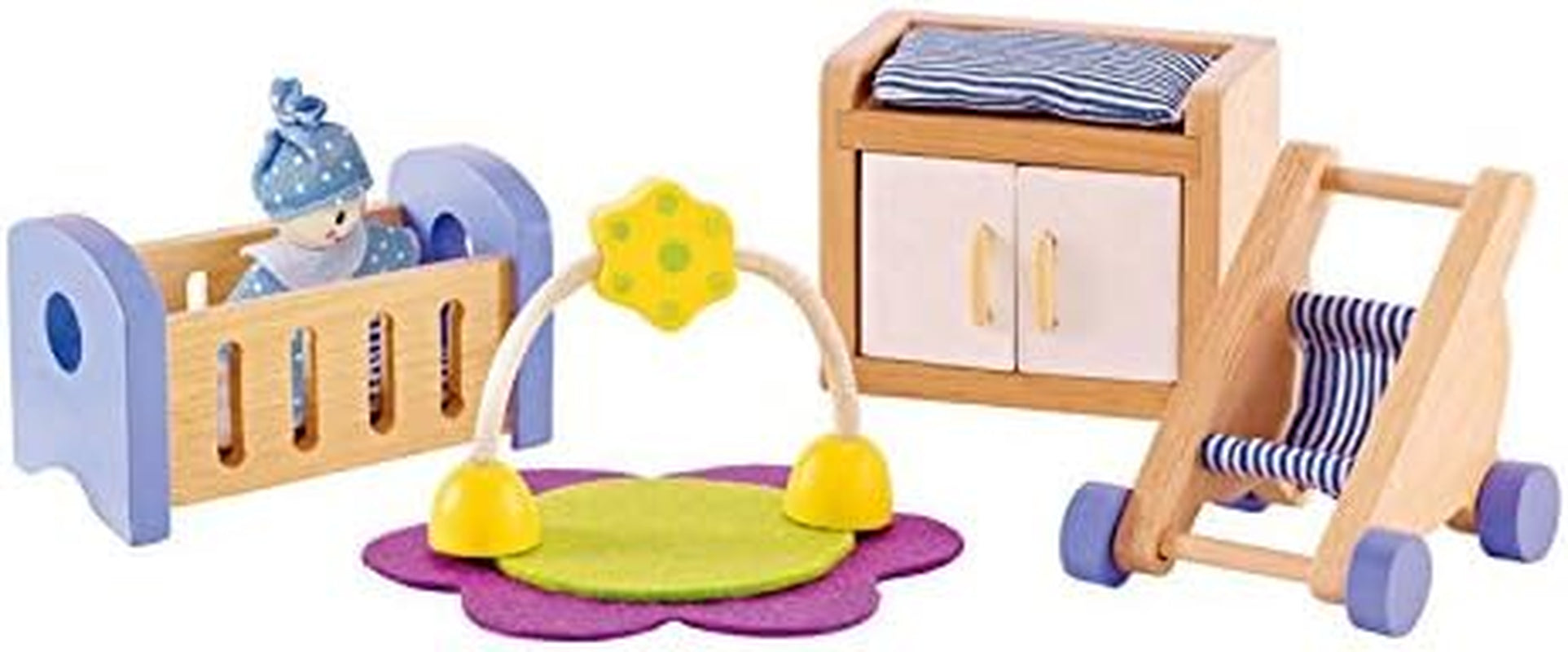 Hape E3459 - Chambre d'enfant, petites maisons de poupées Naty Shop