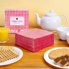 Talking Tables Lot de 100 serviettes en papier souple jetables pour anniversaires, mariages, service de table, Noël, restauration, fabriquées en UE, 2 épaisseurs, 33 cm