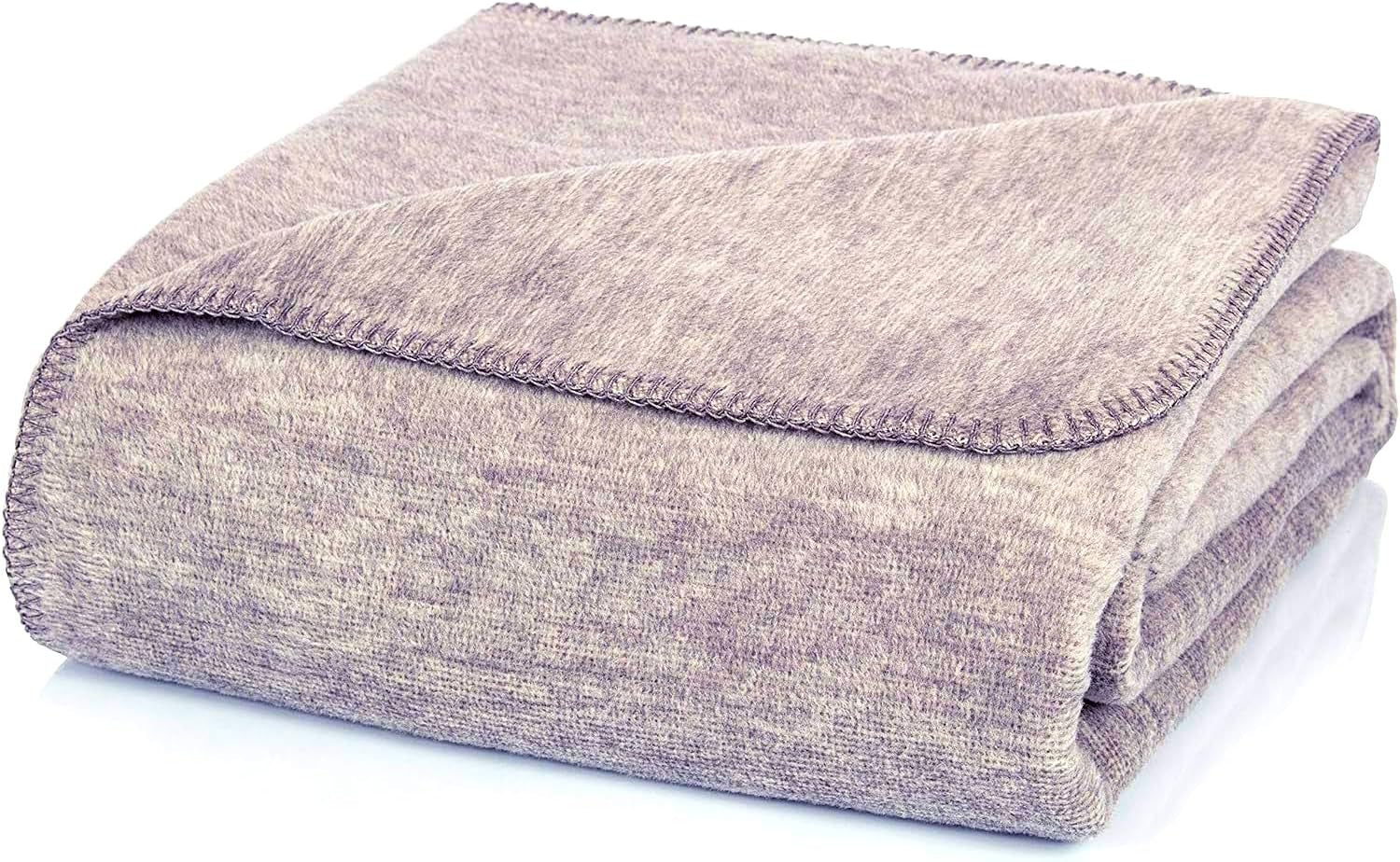 Glart Couverture Confortable Fleur de Vie Rose-Écru XL, 150X200 Cm, Extra Moelleuse Comme Couverture de Canapé, Couverture de Yoga, Couverture de Vie, Jeté de Canapé en Peluche Lits et Couvertures Glart Gris-froissé 150X200Cm