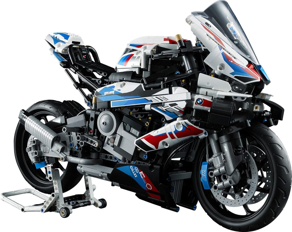 LEGO Technic BMW M 1000 RR Kit de modèle de moto pour adulte comme cadeau artisanal pour hommes et femmes Décoration de maison ou de bureau 42130 Kits de construction Besuche den LEGO-Store