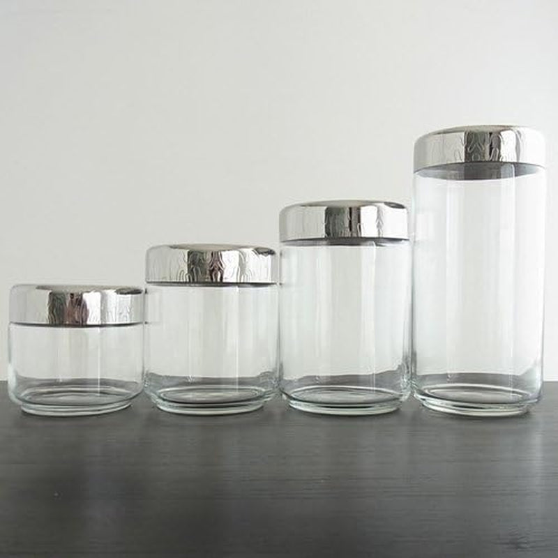 Alessi MW21/75 Pot de cuisine en verre enduit 75 cl Boîtes de conservation alimentaire Naty Shop