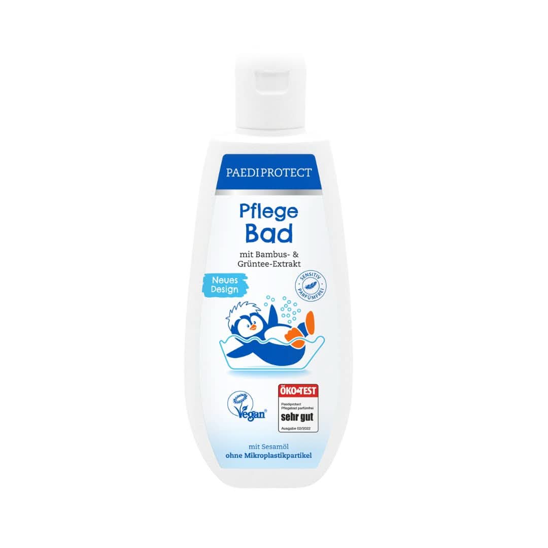 PAEDIPROTECT Additif salle de bain 250 ml, sans parfum ni microplastiques Mère et Enfant Naty Shop