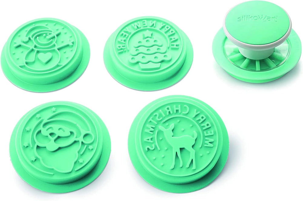 Silikomart 25.440.39.0069, Set d'emporte-pièces Emoji, Ø73 MM Naty Shop Noël