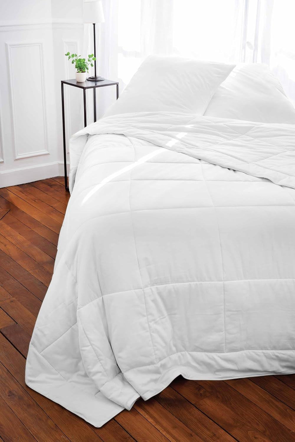 Toison D'Or Couette Naturelle Silkydor, Satin de Coton 380, 240 X 280 cm, Blanc Naty Shop Couettes et Couettes King Blanc (Standard du Royaume-Uni)