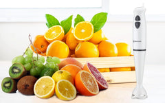 Stabmixer Elektrischer 250 Watt, Edelstahl-Mixer Mit Abwaschbarem Stiel, Pürierstab Für Sauce, Püree, Babynahrung, Suppe, Smoothies Kitchen Naty Shop