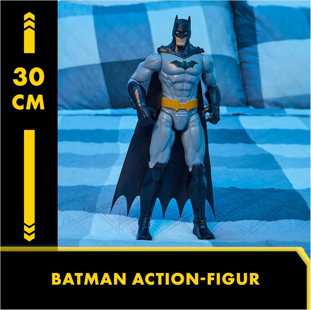 Figurine d'action Batman S1, hauteur 30 cm, entièrement mobile pour des aventures passionnantes et des cascades pleines d'action, jouet pour enfants à partir de 4 ans, figurines d'action au design original de bande dessinée Naty Shop