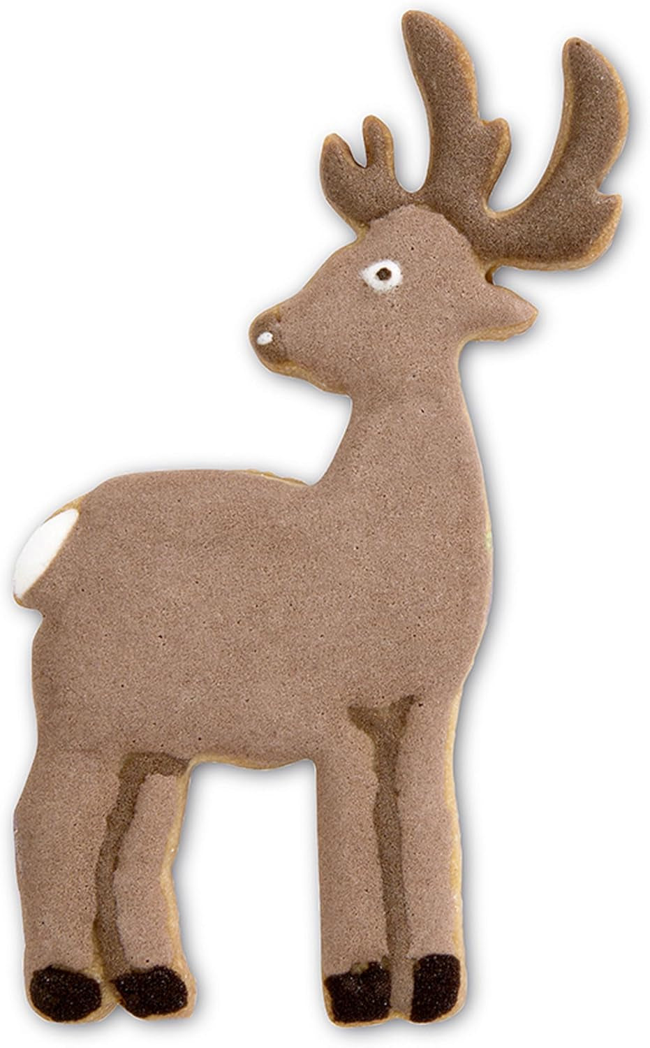 Städter Moule à Biscuits Cerf, Acier Inoxydable, Argent, 11 x 11 x 3 cm, 1 unité