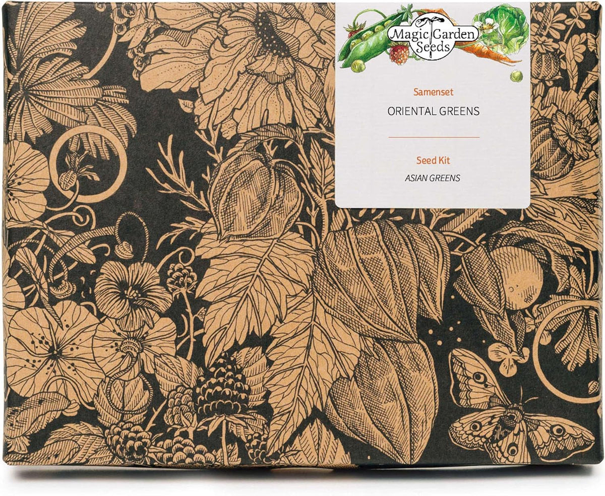 Oriental Greens - Samen-Geschenkset Mit 5 Asiatischen, Sehr Gesunden Blattgemüsesorten