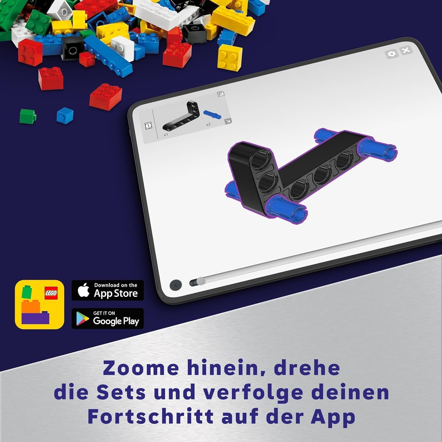 LEGO Technic Vtol Space Transporter LT81, ensemble de construction spatiale, jouet spatial, vaisseau spatial, coffret de jeu Mini Rover, cadeau pour garçons et filles de plus de 10 ans 42181 Ensembles de construction Besuche den LEGO-Store