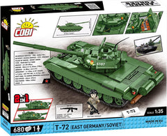 COBI T-72 (East Germany/Soviet), 10.8" x 4.5" x 4.3"