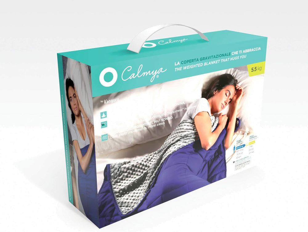 Kanguru Calmya, Couverture lestée 10,5 kg, Aide à vous endormir et à mieux dormir, Convient aux personnes pesant plus de 90 kg Couettes et couettes Naty Shop