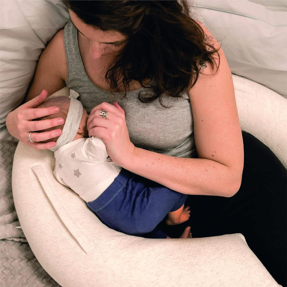 Coussin d'allaitement multifonction 4 en 1, Soft Nova, beige, oreiller simple : 202 cm, fauteuil, 40 X 75 X 22 cm Accessoires Alimentation et Allaitement Bebe Naty Shop